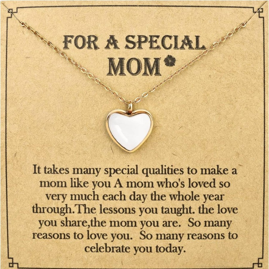 Temoto Temoto Mother'S Day Gift Ideas - Mothers Day Necklace For Mom Mothers Day Gifts For Mom From Son Gifts For Her Mom Gifts For Mothers Day Grandma Mothers Day Gift Ideas Jewelry Sets