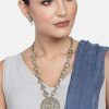 Aheli Aheli Indian Ethnic Wedding Wear Necklace Set Jewelry Sets