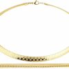 HZMAN Hzman Stainless Steel Omega Chain 8Mm Solid 18 Inch Necklace And 8.5 Inch Bracelet Set Jewelry Sets