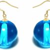 MEIFNG Meifng Princess Earrings +Necklace,Anime Cosplay Blue Ball Drop Earring For Women Jewelry Sets