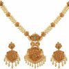 TARINIKA Tarinika Dual Tone Arina Nakshatra Cz Short Necklace Set With Peacock Design - Indian Jewelry Sets For Women | Perfect For Ethnic Occasions | Traditional South Indian Necklace | 1 Year Warranty* Jewelry Sets