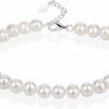 Pearlsays Pearlsays Natural Pearl Bracelets For Women 925 Sterling Silver Bracelets For Women Handmade Jewelry For Women Aaaa Quality Real White Freshwater Pearl From The Pearls Source Jewelry Sets