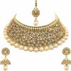 Aheli Aheli Indian Ethnic Wedding Wear Necklace Set Jewelry Sets