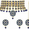 Aheli Aheli Indian Ethnic Wedding Wear Necklace Set Jewelry Sets