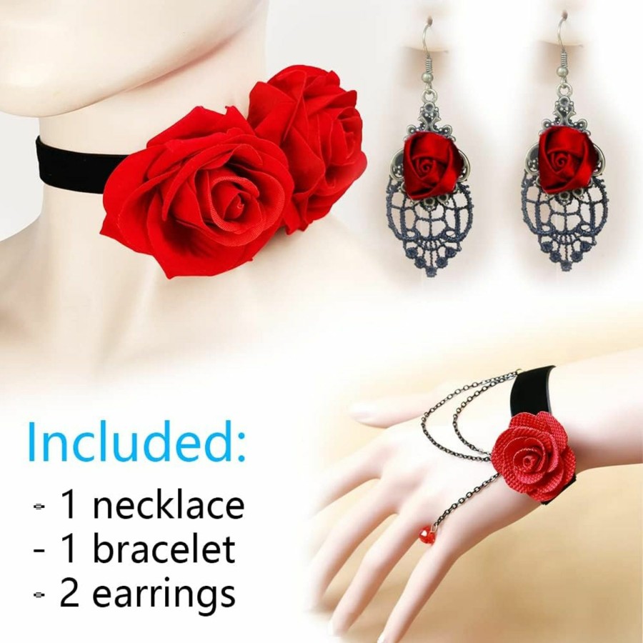 BagTu Bagtu Flower Necklace Set Jewelry Sets