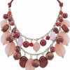 Bocar Bocar 2 Layer Statement Necklace Chunky Beaded Fashion Necklace For Women Gifts Jewelry Sets