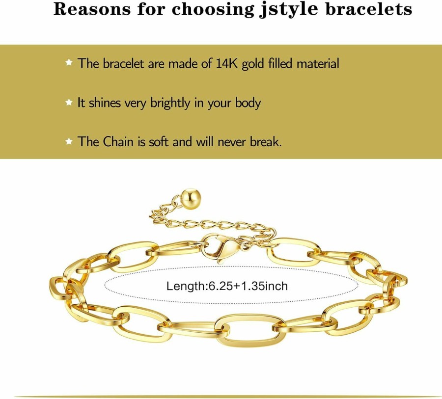 Jstyle Jstyle Gold Jewelry Sets For Women Girls, Gold Layered Necklaces And Pearl Chorker Necklace, Dainty Gold Silver Link Paperclip Chian Bracelets Set,Y2K Preppy Jewelry Stackable Joint Finger Rings And Gold Hoop Earrings Set Fashion Jewelry Jewelry Sets