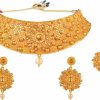 Efulgenz Efulgenz Indian Jewelry Sets For Women Bollywood Jewelry Indian Bollywood Traditional Crystal Pearl Wedding Choker Necklace Earrings Maang Tikka Jewelry Set Jewelry Sets