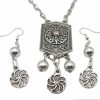 Abgaryan ART Abgaryan Art Handmade Unique Armenian Traditional Taraz Jewelry Necklace And Earrings Jewelry Sets