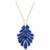 ARATLENCH Aratlench Acrylic Pendant Necklace Earrings Long Statement Leaf Charm Necklace Tortoise Resin Palm Leaf Earrings Fashion Necklaces Earrings For Women Girls Jewelry Sets