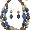 Bocar Bocar 2 Layer Statement Chunky Beaded Necklace Fashion Collar Necklace For Women Gifts Jewelry Sets