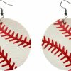 Taichell Baseball Earrings Jewelry Baseball Stud Earring Baseball Pendant Dangle Sports Earrings For Women Jewelry Sets