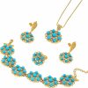 MINACHI Minachi Boho Vintage Gold Plated Turquoise Jewelry Set Gifts For Women Jewelry Sets