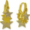 Sulhin Aguirre Gold Plated Earrings With Unique Star-Shaped Design, Aretes De Estrellas Handcrafted With Care And Precision Jewelry Sets