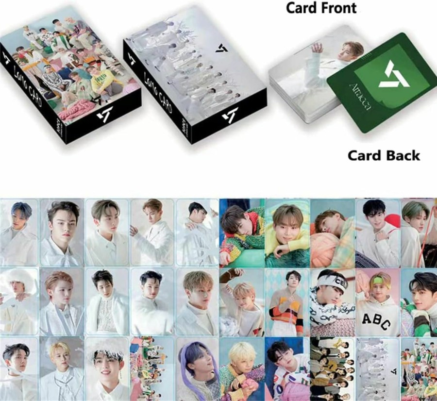 YX&ST Yx&St Seventeen Merchandise Set, Seventeen Photocard, Stickers, Bracelet, Face Shield, Rings, Pendant Necklace, Button Pin, Keychain, Phone Ring Holder Jewelry Sets