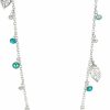 PEARL&CLUB Long Tassel Pendant Necklaces For Women - Faux Pearl Necklace With Silver Chain, Fashion Jewelry For Lady Jewelry Sets