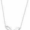 MORGAN & PAIGE Morgan & Paige 18K Yellow Gold Plated Or Rhodium Plated 925 Sterling Silver Bow Pendant Necklace Or Hinged Bangle Bracelet For Women Jewelry Sets