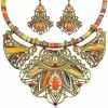 Healluvor Healluvor Stylish And Exquisite African Fashion Jewelry Sets For Women - Boho Jewelry Necklaces And Earring Sets For Women With Simple Design, Perfect For Any Occasion - Versatile Fashion Accessory Jewelry Sets