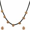 TARINIKA Tarinika Antique Gold Plated Makul Short Necklace Set With Geometric Design - Indian Jewelry Sets For Women | Perfect For Casual Occasions | Traditional Indian Necklace | 1 Year Warranty* Jewelry Sets