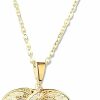 Generic 18K Stylish Cz Double C Letter Necklace - 18K Gold Plated Women Outfit - Women Jewelry Accessory Jewelry Sets