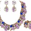 Flyonce Flyonce Big Chunky Statement Necklace Set For Women Fashion Costume Jewelry Vintaged Style Jewelry Sets