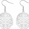 CENWA Cenwa Brain Earrings Biology Necklace Psychology Biology Gift Psychologist Gift Medical Student Gift Jewelry Sets