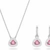 SWAROVSKI Swarovski Millenia Crystal Jewelry Set Collection, Pink And Rose-Gold Crystals Jewelry Sets