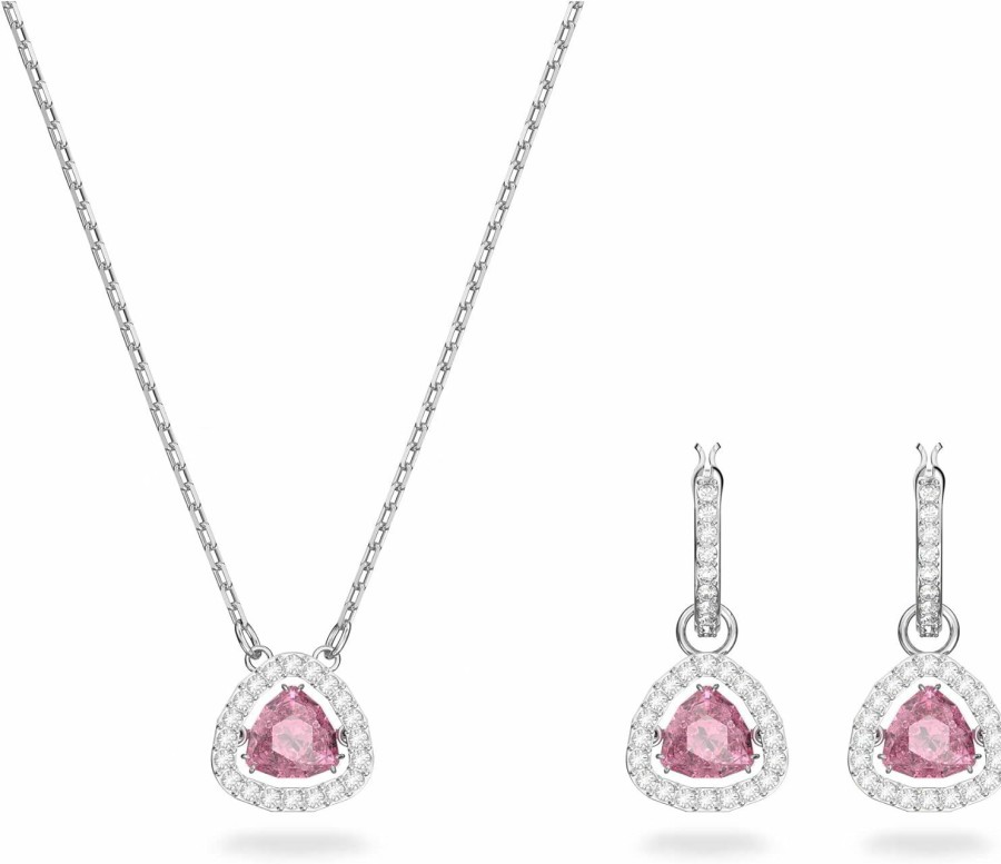 SWAROVSKI Swarovski Millenia Crystal Jewelry Set Collection, Pink And Rose-Gold Crystals Jewelry Sets