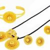 Ethlyn Ethlyn New Ethiopian Eritrean Gold Plated Women Jewelry Sets For Wedding Party Use Jewelry Sets