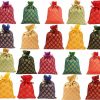 Touchstone Touchstone New Traditional Indian Handcrafted Attractive Petals Pattern Fancy Shopping Gifts Jewelry Wedding Vibrant Multicolor Sweet Distribution Drawstring Bags Set Of 20 For Women. Jewelry Sets