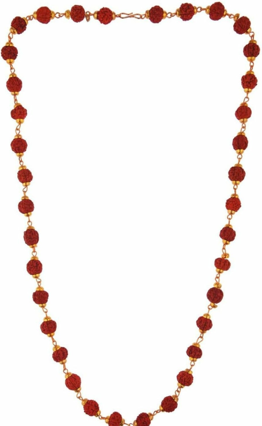 Efulgenz Efulgenz Indian Jewelry Sets For Women Rudraksha Necklace Handmade Jewelry Hindu Religious Spiritual Indian Jewelry Beaded Necklace For Men Women Jewelry Sets