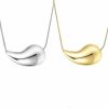 Bluegoog 4 Pcs Chunky Hoop Earrings Necklaces Set, Large 14K Gold Plated Teardrop Necklace Big Waterdrop Pendant Necklace Drop Earring Set Fashion Statement Jewerly Accessory Pack For Women Girls Gifts Jewelry Sets