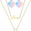 JDXN Jdxn 4Pcs Heart Earrings Ts Earriner Earrings Necklace Trendy Earrings Acrylic Dangle Drop Earrings Gifts For Swifts Fans Girlfriend For Ts Fans Women Arylic Ts Lover Jewelry Sets