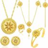 Ethlyn 18K Gold Plated Ethiopian Hair Accessories Jewelry Sets Ethiopia Eritrean Women Gift Jewelry Sets