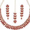 Touchstone Touchstone Indian Jewelry Sets For Women Wedding Necklace Set Gold Statement Jewellery Choker Bollywood Rhinestone Earrings Costume Formal Guest Evening Joyeria In Antique Gold Or White Tone Paisley Jewelry Sets