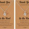 YANCHUN Yanchun 2/4/6Pcs Bridesmaid Gifts Love Knot Necklace For Women Bridesmaid Necklace From Bride Bridesmaid Jewelry Wedding Gifts Set Jewelry Sets